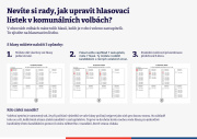 Jak upravit hlasovací lístek?